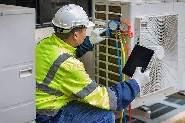 Professional Ductwork Repair technician working in River Edge, NJ